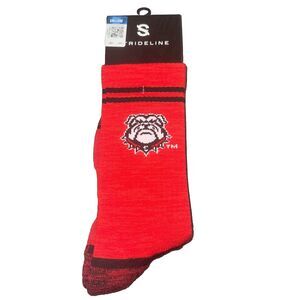 NWT Strideline socks, men's M/L (8-12), Red Georgia